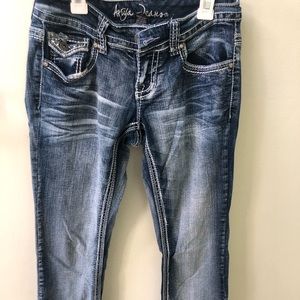 Denim Jeans - Size 3/4 - Rhinestone